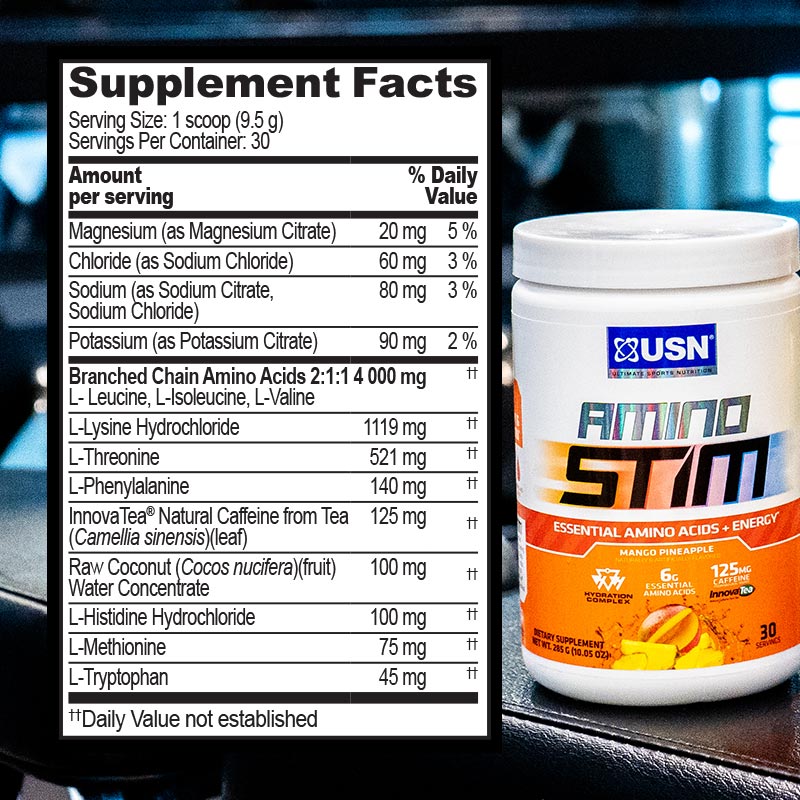 AMINO Stim EAAs + Energy